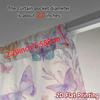 2D Flat Printing  JIT 2pcs   Curtains (Without Rod) Butterfly Symphony Popular Curtain Fabric Versatile 100% Polyester Curtains