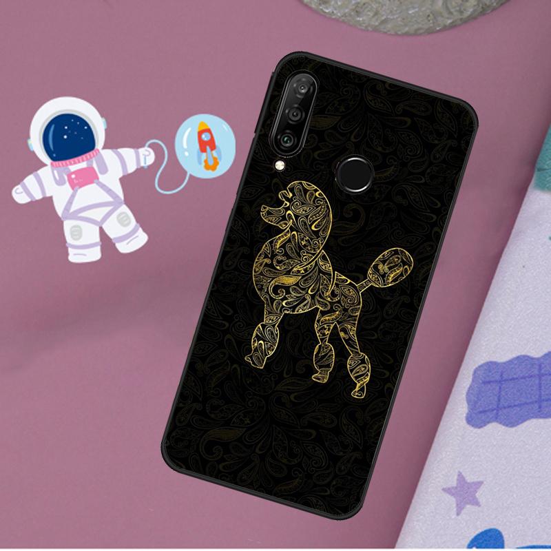 Poodle Dog Cartoon For Huawei Nova 5T 9 10 SE 7i 8i 11i 12i Y60 Y61 Y70 Y72 Y73 Y90 Y91 P20 P40 P30 Lite Case