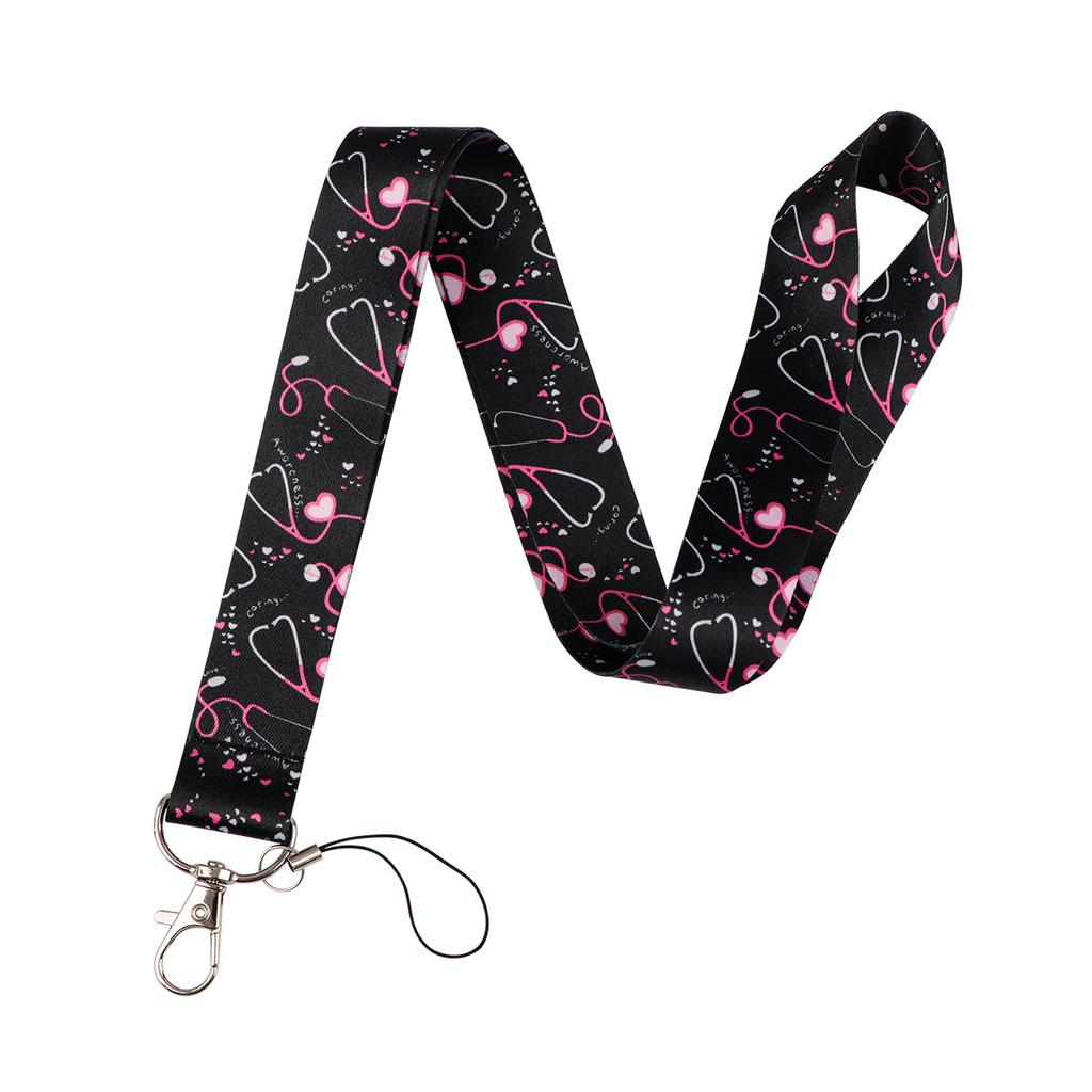 Držáky na ID odznaky na klíče s leopardím potiskem Popruhy na krk pro zvířecí telefony s příslušenstvím pro telefony na klíče