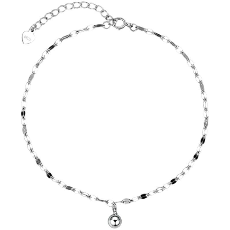 Französischer Chic Titanstahl Fußkettchen für Damen - Elegant, vielseitig und super glänzend exotische Fußkette