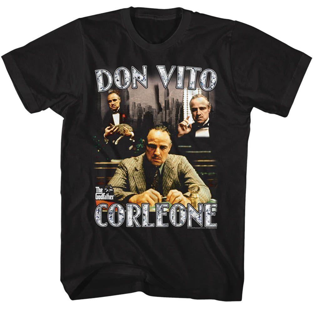 Godfather Don Vito Collage Movie Shirt L