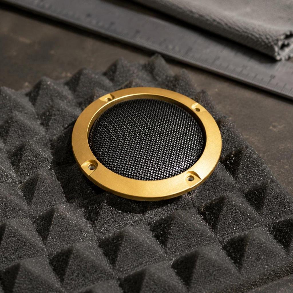 2 Metall-Lautsprecherabdeckungen, Gitterabdeckung, Subwoofer-Gitterabdeckung