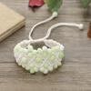 Hand-woven retro ceramic bracelet women's versatile simple temperament literary hand rope with jewelry