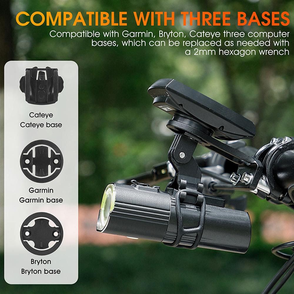 Road Bicycle Mountain Bike Cycling Bracket Bike Stem Mount Holder for Bicycle Speed Meter Bicycle