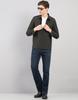 Monte Carlo Men's Regular Fit Solid Stand Collar Full Sleeve Jacket