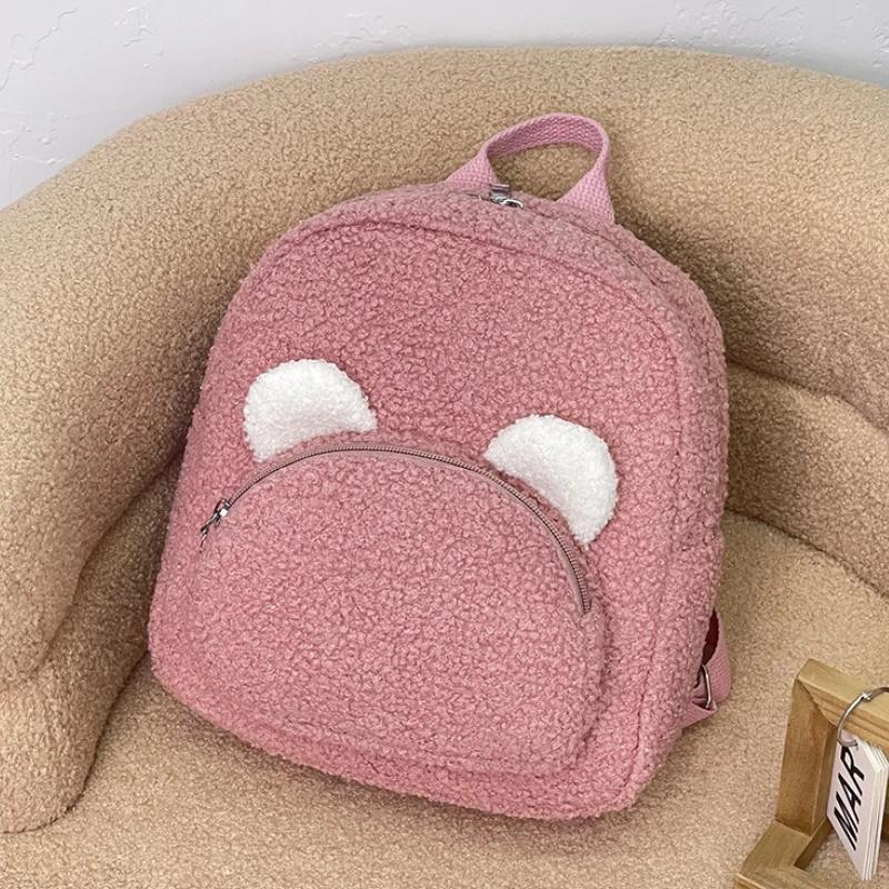 Plush Kids Backpack Boys Kindergarten Backpack Toddler Backpack Cartoon Backpack School Backpack Class Backpack