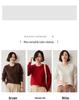 Women's 2024 Cashmere Cable Knit Crew Neck Sweater, Versatile Twisted Base Layer for Autumn/Winter