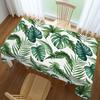Tropical Palm Leaves Rectangle Tablecloth for Table Decor Summer Hawaii Plants Kitchen Dining Table Cloth Holiday Party Decor