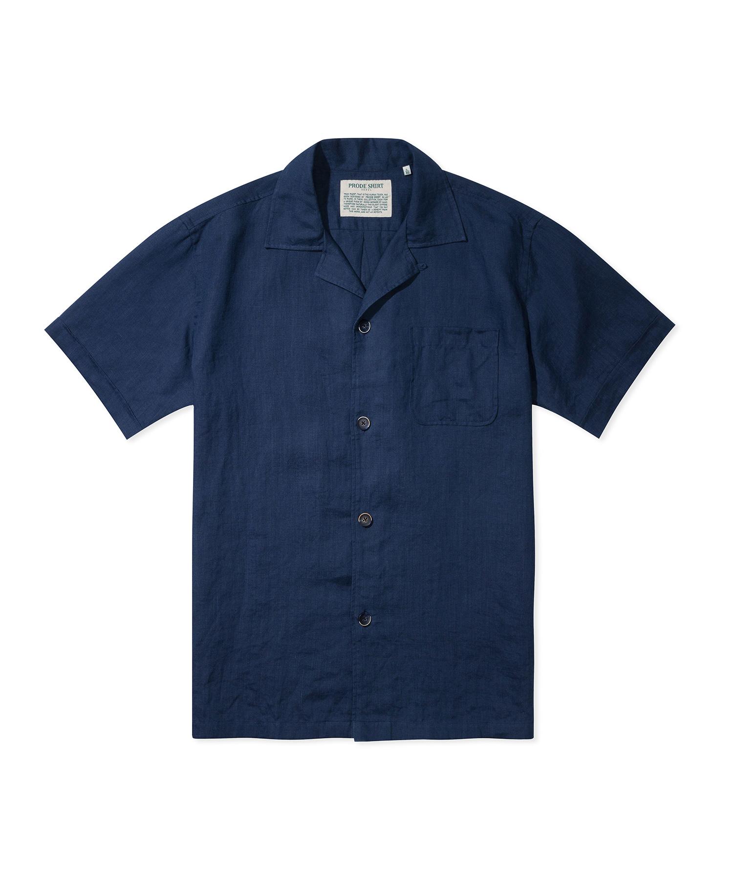 Prod Shirt [Semi-Over] Cuban Open Collar Camp Shirt (Navy) Navy/Xl(52)