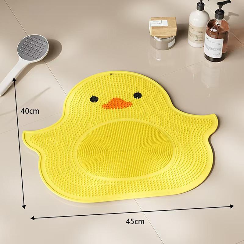 

Silicone Foot And Back Scrubber Non-Slip Dirt Dead Skin Removal Massage Pad Brush Suction Cup Exfoliating Bath Pad Bathroom