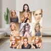 Super Warme Decken Mädchen Jungen Reise Helene Fischer Collage Überwurfdecke Flanell Tagesdecke Für Schlafzimmer Neuheit Sofa Bettbezug