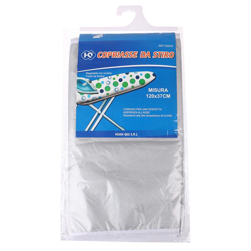 

Heat-Resistant Silver-Coated Polyester Ironing Board Cover, Non-Fading, Double-Layer Silver Cover 120x38cm