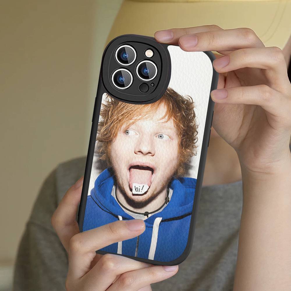 

Кожаный чехол для телефона E-Ed Sheeran для iPhone 16 16e 15 14 13 12 11 Pro Max Plus Mini iPhone 16pro max