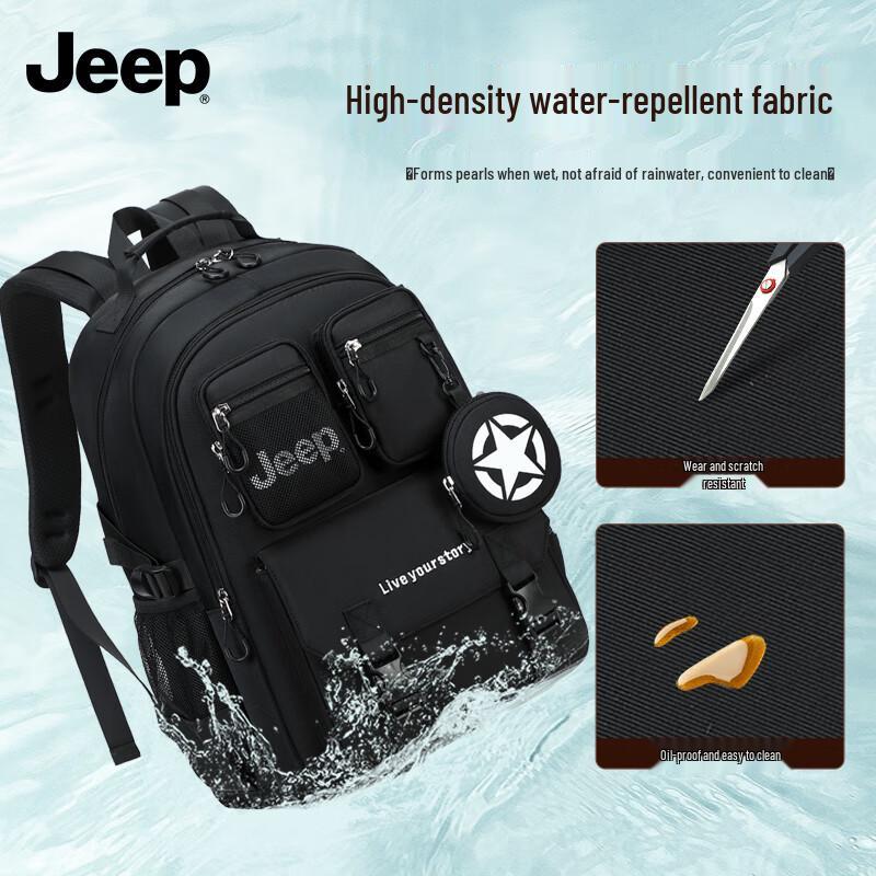 Jeep Water-resistant School Backpack
