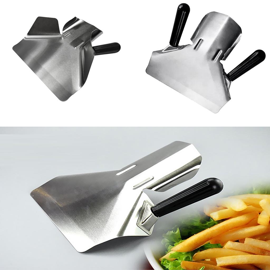 Durable Single/Double Handle Chip Scoop French Fries Shovel Kitchenware