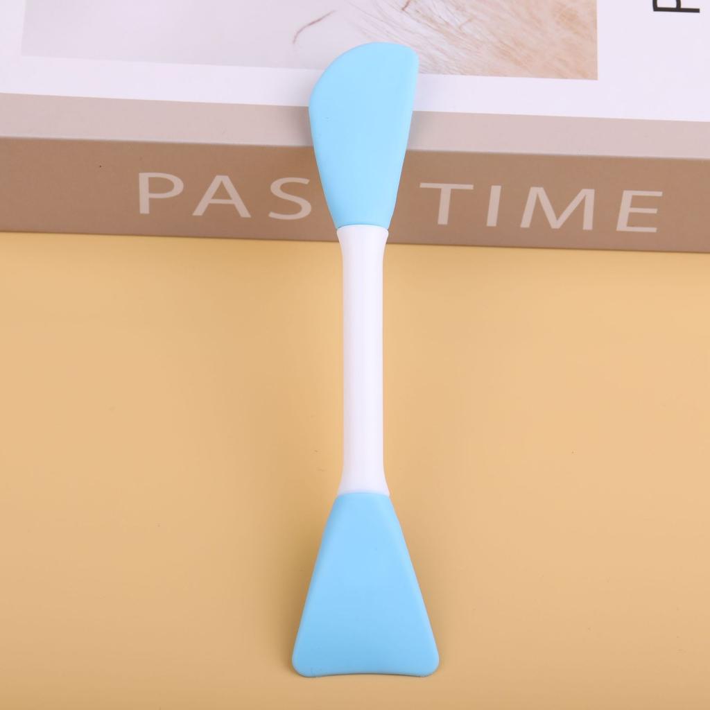 Doppelköpfige PRT-Material Maskenpinsel Gesichtsreinigungsmassagebürste Schlammmasken-Applikator Gesichtsschönheitswerkzeug Tragbarer Pinsel