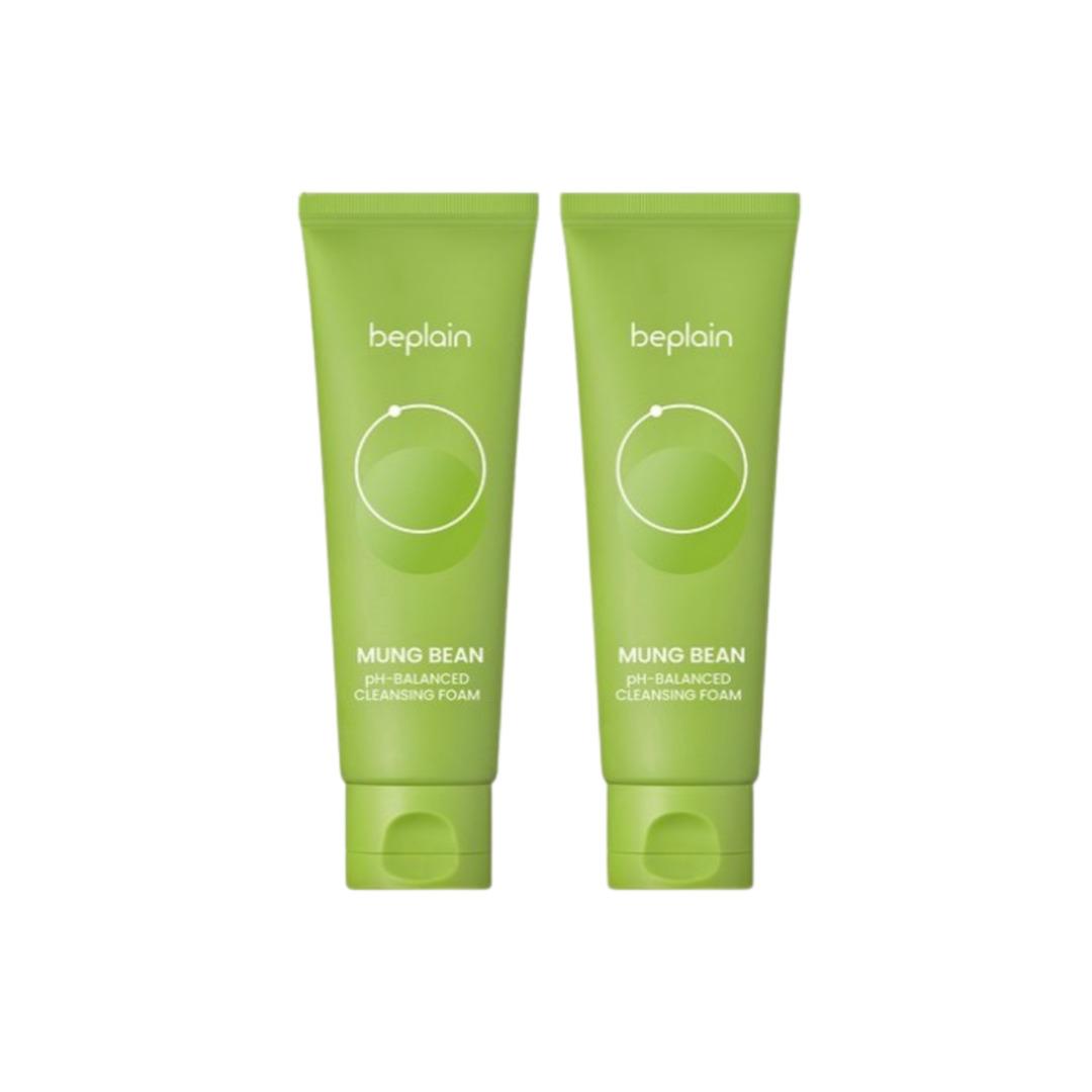 Beplain Mung Bean pH-Balanced Cleansing Foam 80ml × 2