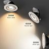 Adjustable angle Recessed Led Downlight Dimmable COB Spot Lights Anti dizziness Down Lights  Indoor