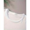 European Size European Size 1pc Women'S Elegant Butterfly Heart Print T-Shirt - Comfortable Polyester Spandex Blend