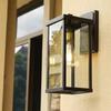 IP65 Waterproof 3500K Warm White LED Wall Sconce with Glass Diffuser Aluminum Alloy Construction for Garden & Street Outdoor Use