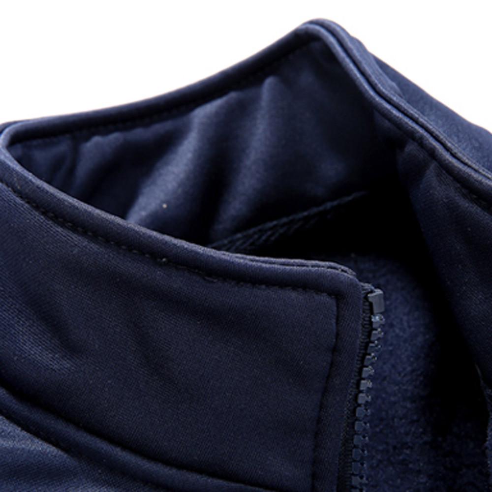 Men's Winter Long Sleeved Zipper Leisure Suit Tops Pants Sets Tracksuit