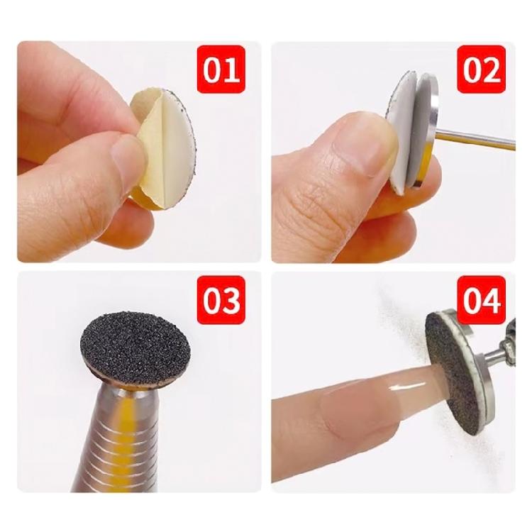 Replacement Sandpaper Disc Sanding Pads Nail Sanding Disc Portable Pedicure Tool