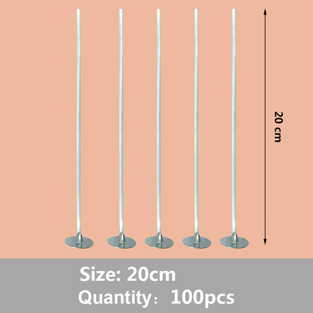 100Pcs Candle Wicks 2.5/9/15/20cm Smokeless Wax Pure Cotton Core For DIY Candles Making Pre-Waxed Wick Handmade Material Tools