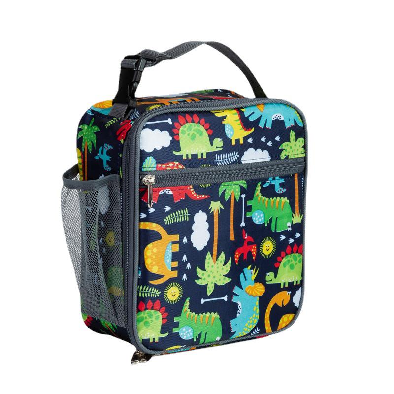 Insulated Oxford Picnic Lunch Bag with Ice Pack