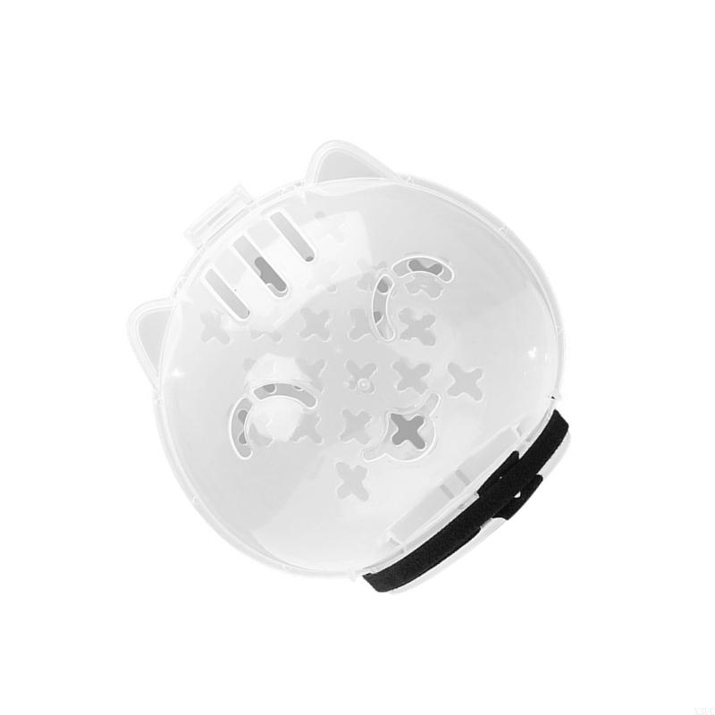 Comfortable Cats Muzzle Protective Space Helmet Prevents Licking Adjusting and Comfortable Head Cover for Pet Grooming X3UC