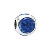 Pandora Sparkling Water Drops 925 Silver Jewelry Accessories Men and Women Couple Style Blue 792095NCB