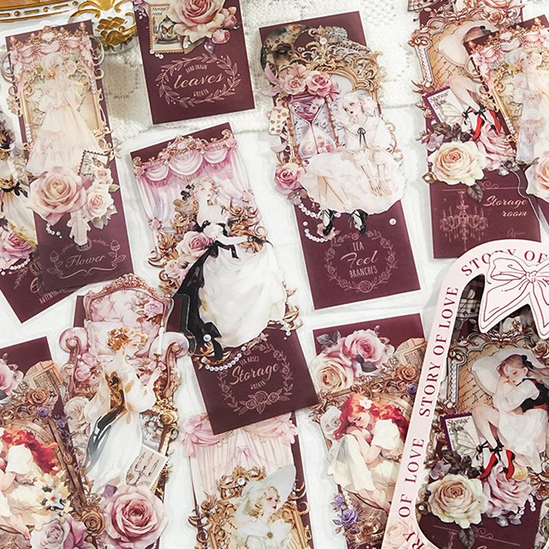 4 Stile Garten Ode Serie Blumenfee Landschaftsgestaltung Aufkleber Handbuch Materialien DIY Scrapbooking Fotorahmen Karte Tagebuch