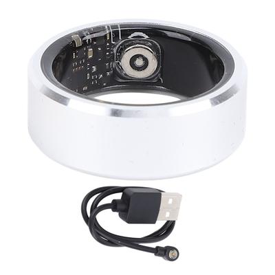 Smart Ring Health Tracker IP68 Water Resistant Bluetooth 5.1 Fitness Tracker Step Count Sleep Ring