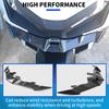 GFARDMOTO Motorcycle Front Fairing Winglet Aerodynamic Spoiler Beak Nose Cone Extension Fixed Wing Kit for Honda ADV160 ADV 160 Fiber / 2023-2025 /