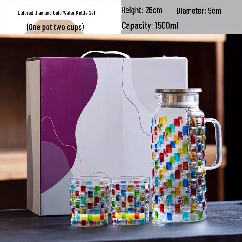 

Shangqi Murano Glass Cold Water Kettle Set