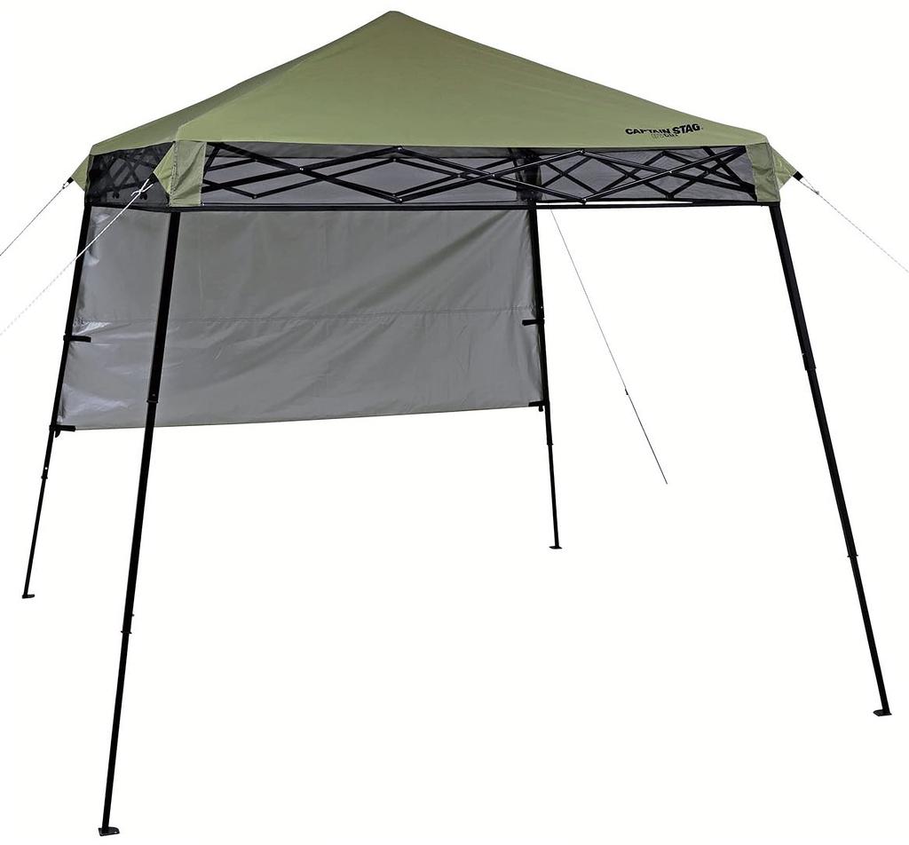 CAPTAIN STAG Tent Tarp Tarp Tent Shade Quick Shade Light UV Protection Half Panel Included Khaki 180UV-S UA-1088 240×240×H217 208 168cm