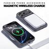Big Window Magnetic Phone Case for For Iphone 17 Air 16 1 13 14 Pro Max  Liquid Silicone  Shockproof Protector Cover