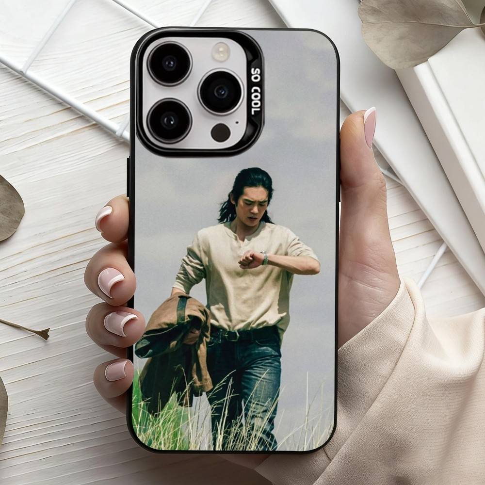 

dashing Actor Y-Yu Shi Phone Case For iPhone17,16,15,14,13,12,11 Plus,Pro Max Black Candy silver phone case iPhone11PROMAX