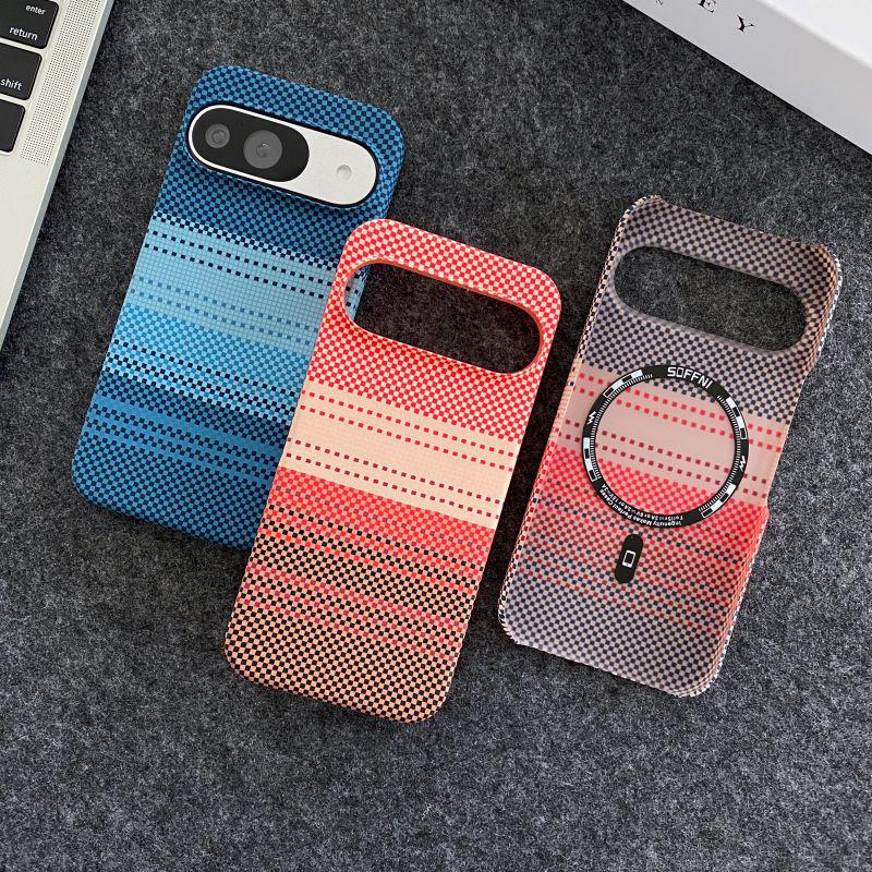 Google Pixel 9/8 Pro Magnetic Charging Kevlar Pattern Drop-Proof Case