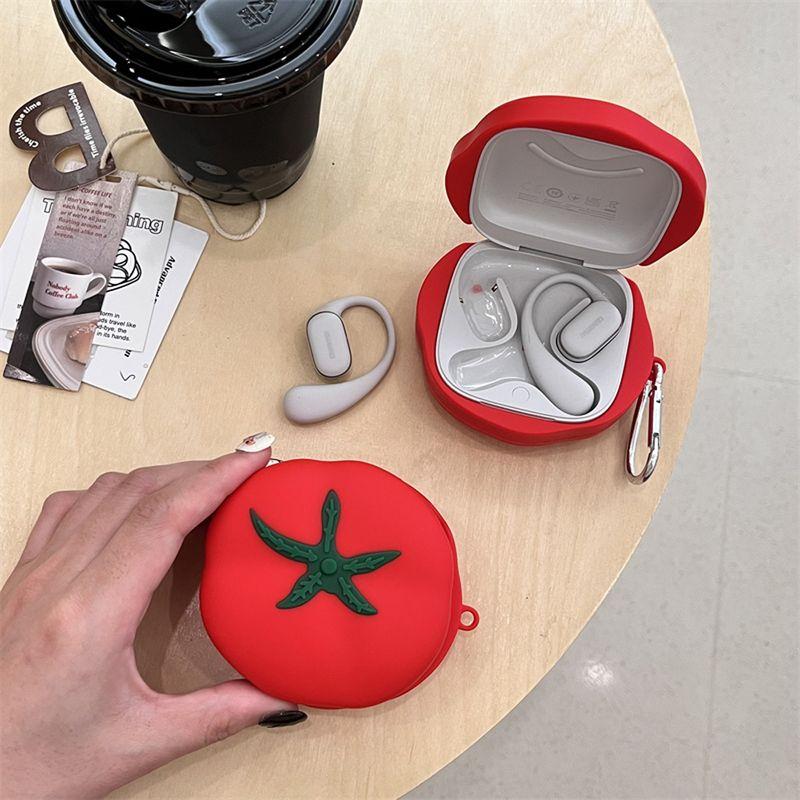 

Новинка Чехол для наушников FreeArc Huawei FreeArc Чехол для наушников Беспроводной чехол для Bluetooth-наушников Чехол для наушников Чехол для наушников Huawei FreeArc Корейский милый Huawei FreeArc [Red Tomato] Send Hanging Buckle