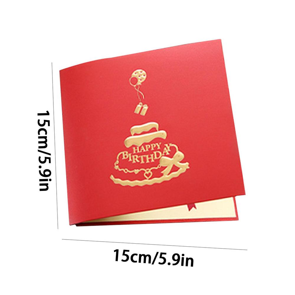 Birthday Card Music Light Greeting Card With Up Birthday Cake Happy Birthday Postcards Gift For Mom Wife Sister Boy Girl Friends