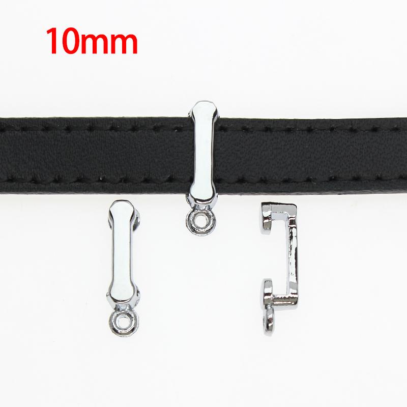

210pcs 8mm Connector Clasp Buckle Slide Charms For Bracelet Keychain Women Jewelry Making DIY Accessories Phone Strip Children