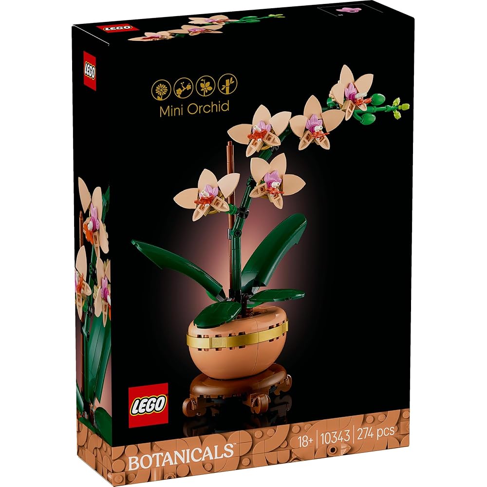 LEGO Botanical Mini Flower Bouquet Decorative Toy Gift for Birthdays and Special Occasions Home Decor 10343