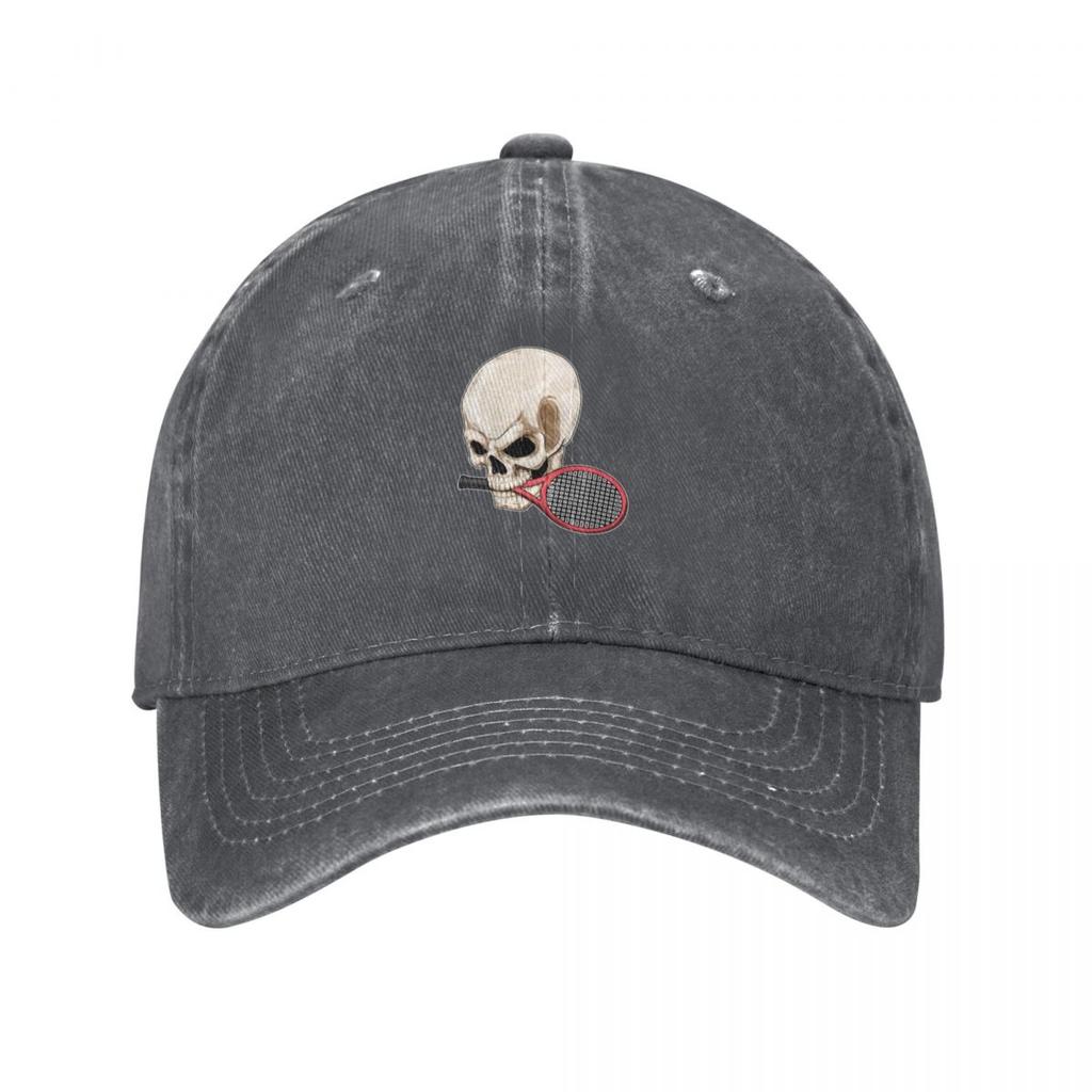 Skull Tennis Tennis racket Baseball Cap Ball Cap hiking hat Men Luxury Brand Women's