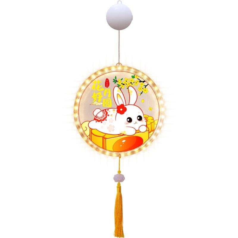 Colorful Autumn Celebration Suction Hanging Ornament Moon Festival Suction Wall Hangings Ornament Stylish Decors