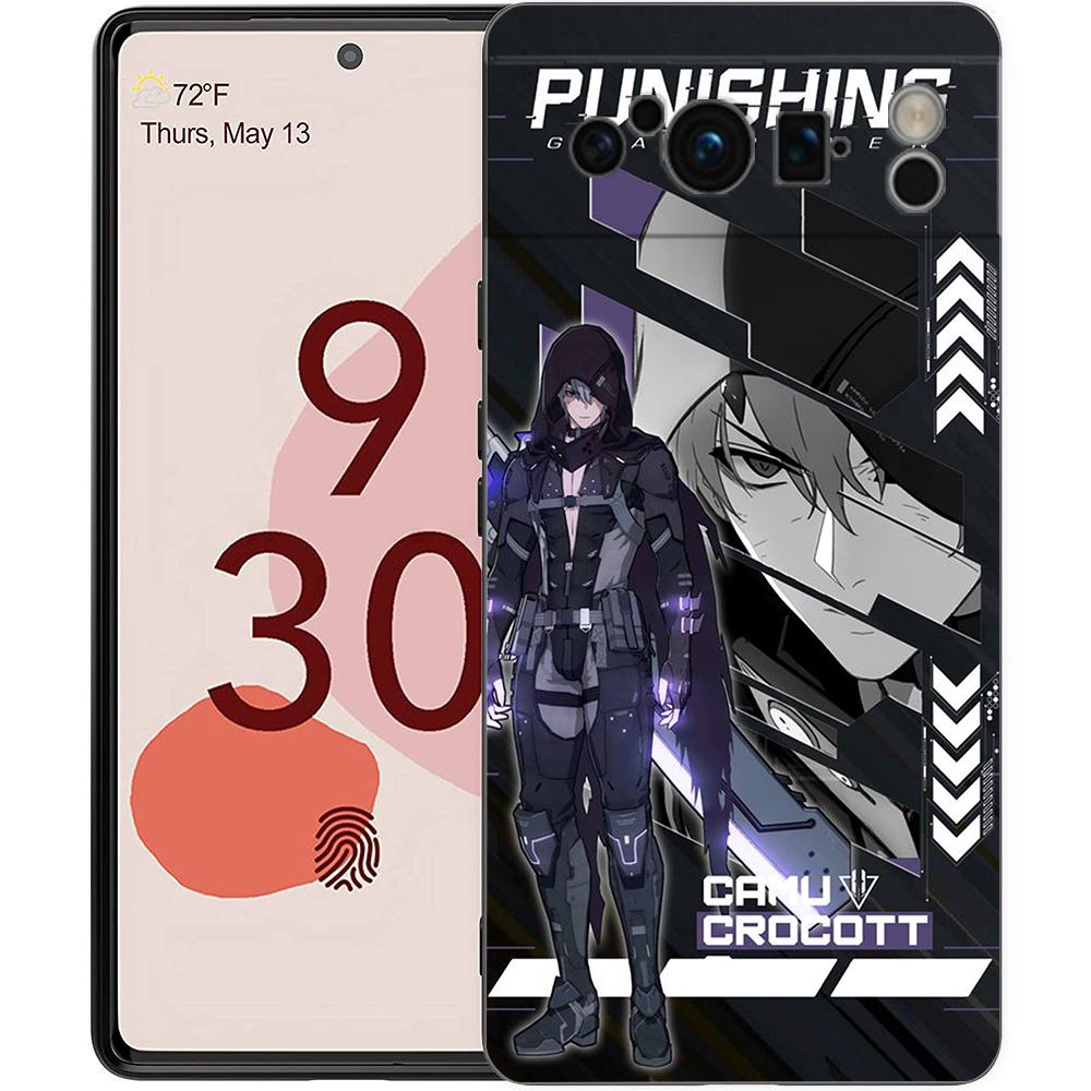 Punishing Gray Raven Anime Telefondeksel For Google Pixel 8 A 7 6 Pro 6A 5G Svart Mykt Støtsikkert Bakdeksel Silikonskall Coque