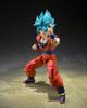Tamashii Nations S.H. Figuarts Dragon Ball Super Super Saiyan God Super Saiyan Goku Limit-Breaking Blue Power PVC ABS Figure 145mm
