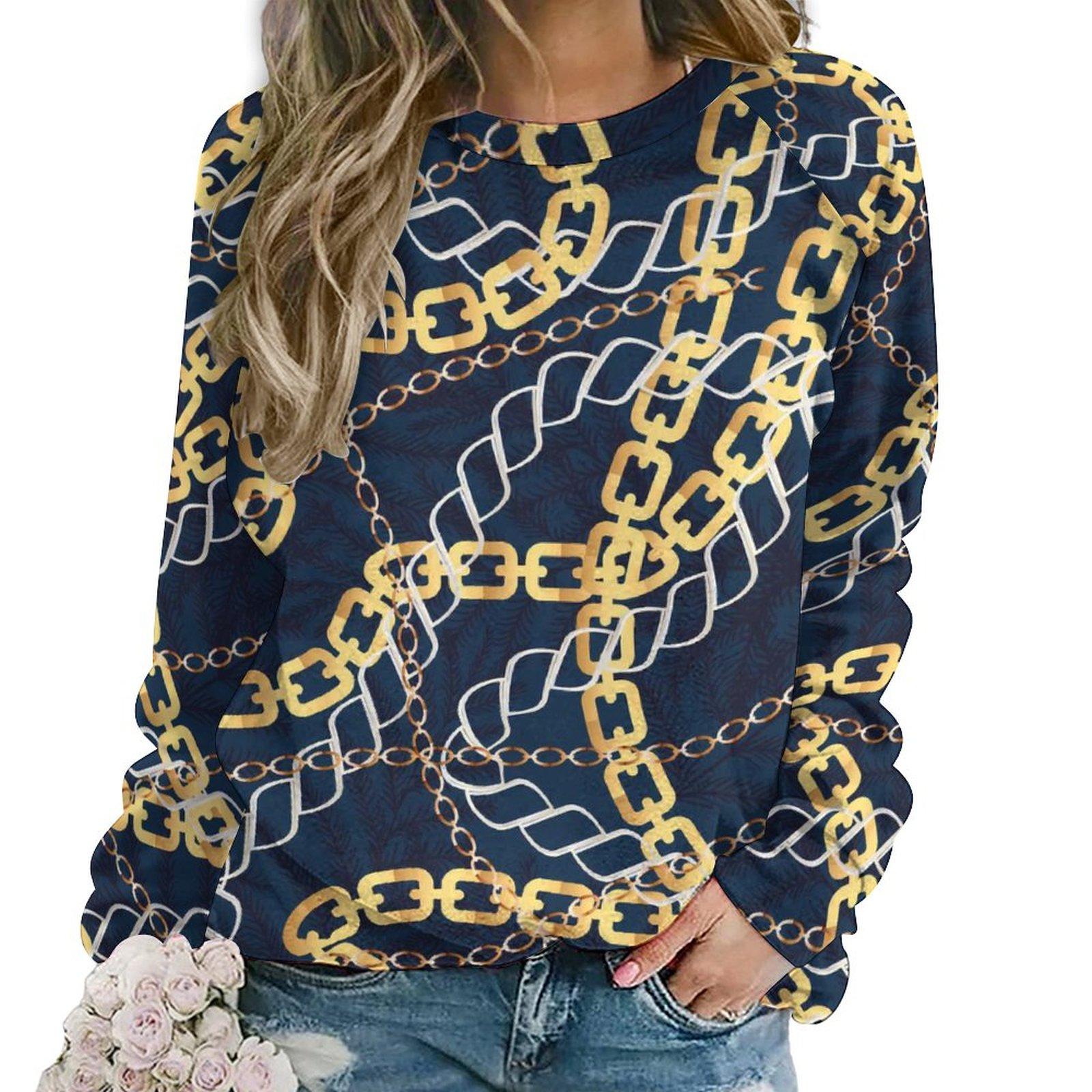 Золотые цепи и ремни толстовки леопардовый гепард хип-хоп большой — фото 4