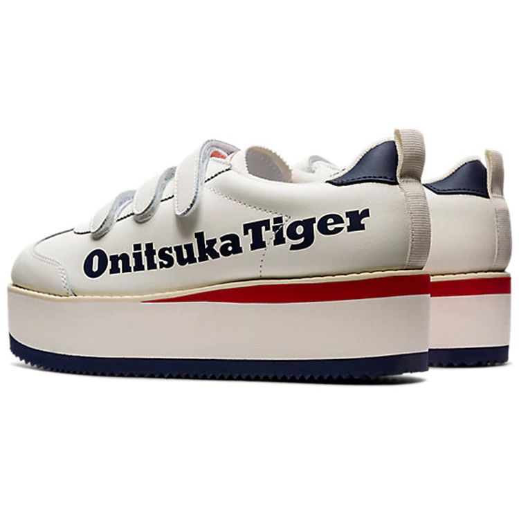 ONITSUKA TIGER Womens Off White Delegation Leather Low Top Skate Shoes 1182A207-112