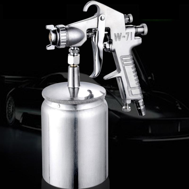 W-71 Pneumatic Spray Gun 1.5mm Caliber Nozzle Paint Sprayer Car / Furniture Spraying Tool Automotive