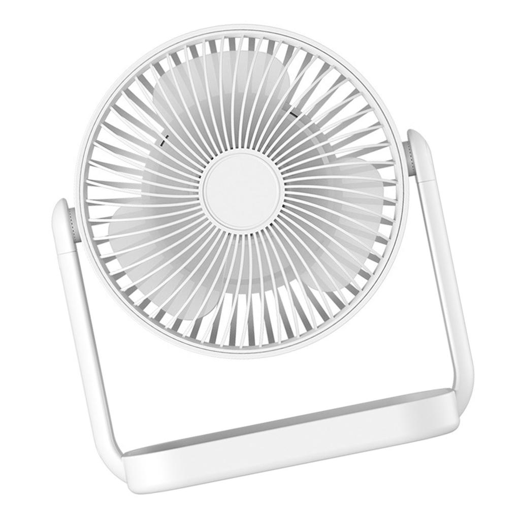 Small Desk Fan 3 Blades Multifunctional Quiet Rechargeable   Fan for Home Camping